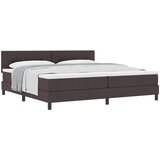  Krevet s opruga kutije Tamno smeđa 200 x 200 cm tkanina | shoptok.hr