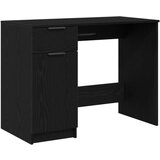  Crni hrast stol - 100x50x75 cm - Izrađen od konstruiranog drva | shoptok.hr