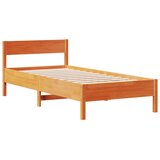  s regalom za knjige bez madraca 75 x 190 cm od borovine | shoptok.hr