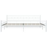  Okvir za krevet bijeli metalni 200 x 200 cm | shoptok.hr