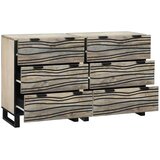  Set komoda 2 pcs Bijelo 120 x 33,5 x 75 cm Čvrsto drvo manga | shoptok.hr