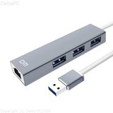 dm CHB011 USB 2.0 HUB 3 Ports + RJ45 Ethernet Port | Eponuda.ba