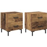  Nočna omarica 2 pcs Star les 40 x 35 x 47,5 cm Konstruiran les, (5000107261) | Shoptok.si