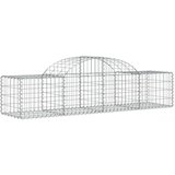  Obokane gabion košare 6 kosov 200x50x40/60 cm pocinkano železo, (20757656) | Shoptok.si