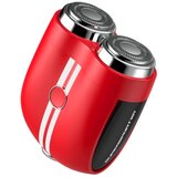 SARAHE Prenosni električni brivnik za mokro in suho britje z dvojnim delovanjem, vodoodporen IPX7 (rdeč), (22149584) | Shoptok.si