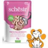 Schesir Pouch Tuna&Chicken&Ham in Jelly 85g, Kombinacija Tune, Piletine i Šunke | ePonuda.com