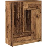 Komoda s predali in vrati, starinski les, 73x31x90 cm | Shoptok.si
