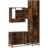  3-dijelni set kupaonskog namještaja boja hrasta drveni | shoptok.hr