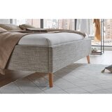 Meise Möbel Bež tapecirani bračni krevet s prostorom za odlaganje s podnicom 160x200 cm Riva – | shoptok.hr