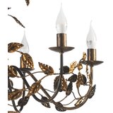  ONLI - Luster na lancu COLLANA 6xE14/6W/230V bronzan/zlatan | Eponuda.com