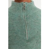 Trendyol mint Zippered Knitwear Sweater | ePonuda.com