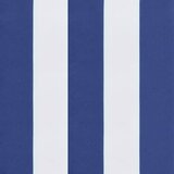  Jastuci za stolice s niskim naslonom 6 kom. plavo-bijele prugaste oxford tkanine - plava i bijela prugasta 6 with 2 elastic st | shoptok.hr