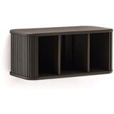 Kave Home Tamno smeđi zidni ormarić za ispod umivaonika u dekoru jasena 90x40 cm Mailen – | shoptok.hr