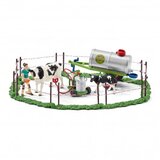 Schleich igračka set - kravlja porodica na pasnjaku 41428 Cene