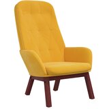  Stolica za opuštanje boja senfa baršunasta | shoptok.hr