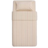 Kave Home Bež enojna otroška posteljnina iz organskega bombaža z rjuho 150x220 cm Indani – | Shoptok.si