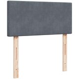  Otomanski okvir kreveta s madraca tamnosivi 90x190cm baršunasti | shoptok.hr