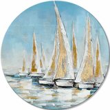  Okrogla poslikana slika zlate obale | different dimensions | Shoptok.si