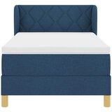  s opruga kutije s uzglavljem Plava 90 x 190 cm tkanina | shoptok.hr