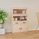 vidaXL visoka komoda 67 x 40 x 108,5 cm od masivne borovine Cijene