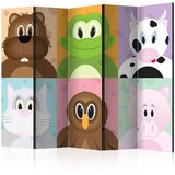  Paravan u 5 dijelova - Cheerful animals II [Room Dividers] 225x172 Cijene