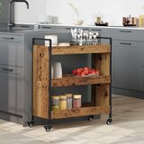vidaXL kuhinjski kolica staro drvo 70 x 30 x 82 cm konstruirano drvo | shoptok.hr