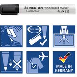  OZNAČEVALEC ZA BELO TABLO 2MM RECIKLIRANI LUMOCOLOR STAEDTLER 351-9 ČRN Slike