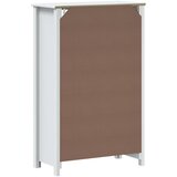  Kupaonski ormarić BERG bijeli 69,5x34x110cm od masivne borovine | shoptok.hr