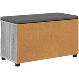 Klupa za hodnik s jastukom Sivi Sonoma 80 x 38 x 46 cm | shoptok.hr
