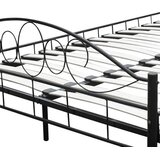 Krevet s madracem metalni crni 180 x 200 cm | Eponuda.ba