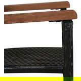  7-dijelni vrtni blagovaonski set crni | shoptok.hr