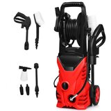  Visokotlačni čistilec 1400 W čistilec terase, 27 x 27 x 68 cm, rdeč | Shoptok.si