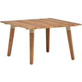 vidaXL Vrtna klubska mizica 60x60x36 cm trden akacijev les, (20665891) Cene