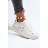 Boto Women's White Faux Leather Sneakers Kaimans | shoptok.hr