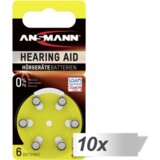 Ansmann 10x6 Zinc-Air 10 (PR70) Hearing Aid Batteries | shoptok.hr