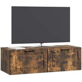 TV Omarica za TV, ki jo lahko montiraš na steno Dimljen hrast, (5000220638) | Shoptok.si