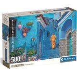 Clementoni Puzzle: Plava ulica u Chefchaouenu, 500 dijelova | shoptok.hr