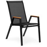 Multi Garden set od 2 vrtne stolice za terasu ili balkon, crne | shoptok.hr