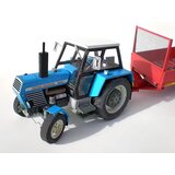  Papirnati model za sastavljanje traktor Zetor Crystal 8011 s rasipačem RU-5, 1:32 | shoptok.hr