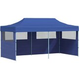 vidaXL Zložljiv pop-up vrtni šotor 3x6 m moder | Shoptok.si