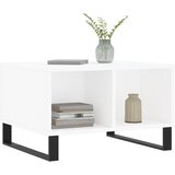  Stolić za kavu sjajni bijeli 60x50x36,5 cm konstruirano drvo | shoptok.hr