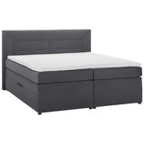 Bessagi Home Postelja Boxspring Maja, Siva, Z Nadvložkom, 180x200 | Shoptok.si