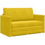  Krevet na razvlačenje Žuta suncokret 124 x 71 x 78 cm Baršun | shoptok.hr