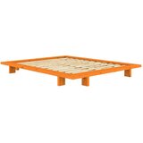 Karup Design Narančasti bračni krevet od masivnog bora bez uzglavlja s podnicom 140x200 cm Japan – | shoptok.hr