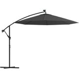  Konzolni suncobran s LED svjetlima i čeličnom šipkom 300 cm | shoptok.hr