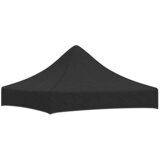 Krov za šator za zabave 2 x 2 m crni 270 g/m² | shoptok.hr