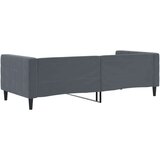 vidaXL Raztegljiva postelja temno siva 90x200 cm žamet, (21292991) | Shoptok.si