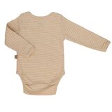  Lunilou - Rebrasti bodi dugi rukav s prugama, Off White/ Brazilian Sand | shoptok.hr