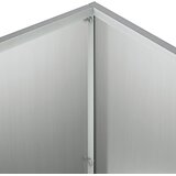  Vrtna saksija 2 kom. Srebrna 60 x 30 x 40 cm Pocinčani čelik | shoptok.hr