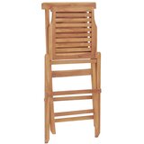  Sklopive vrtne stolice 2 kom 47x63x90 cm od masivne tikovine | Eponuda.com